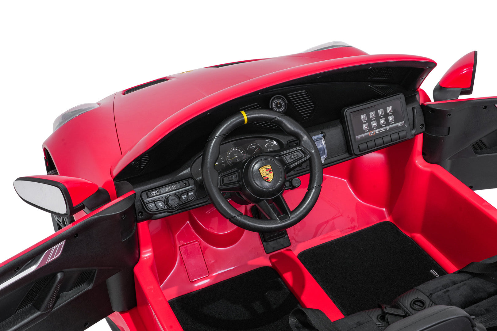 Licencirani auto na akumulator Porsche 911 GT3 4x4 STRONG - dvosjed - crveni