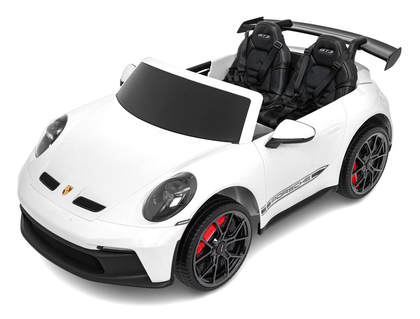 Licencirani auto na akumulator Porsche 911 GT3 4x4 STRONG - dvosjed - bijeli