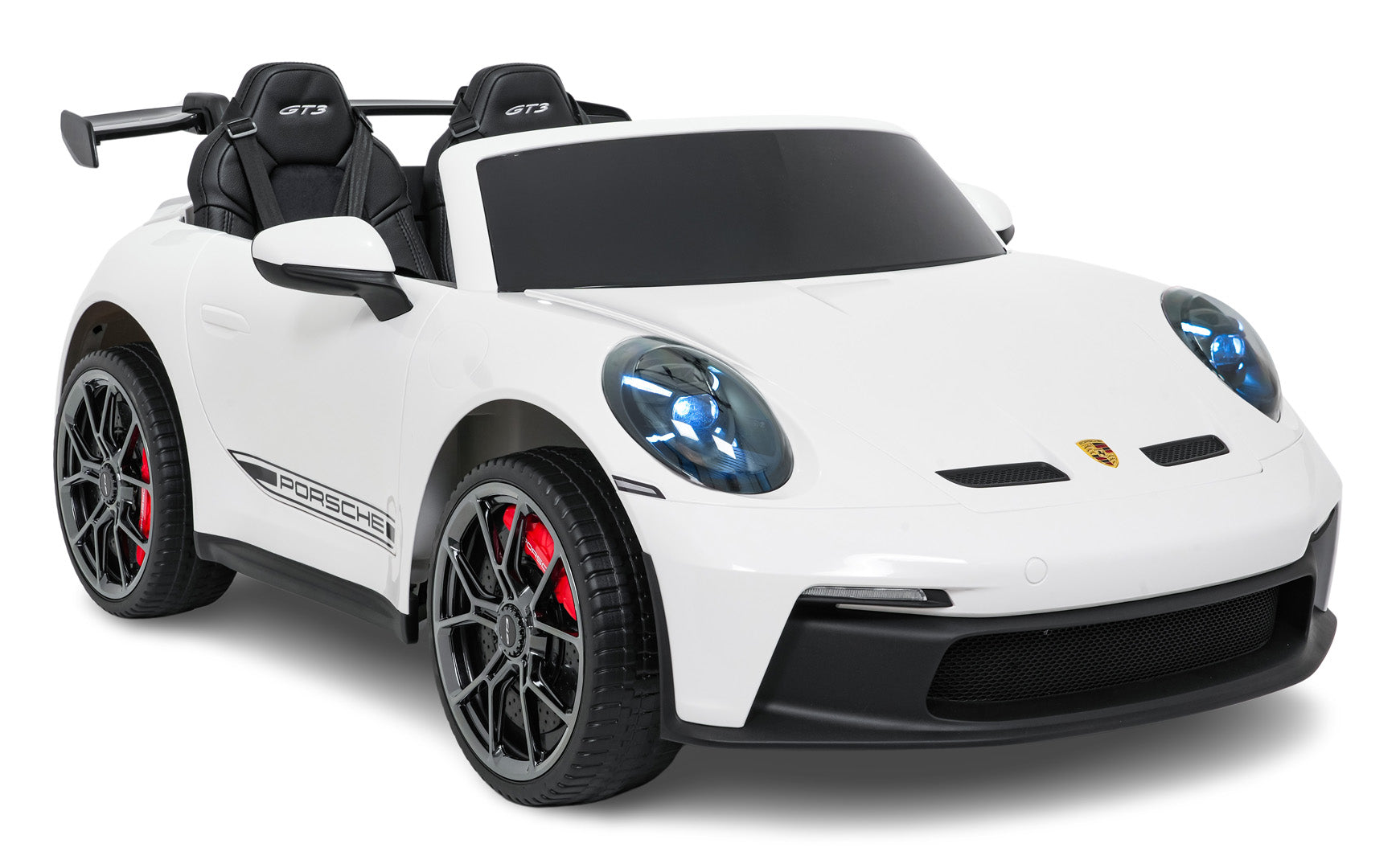 Licencirani auto na akumulator Porsche 911 GT3 4x4 STRONG - dvosjed - bijeli