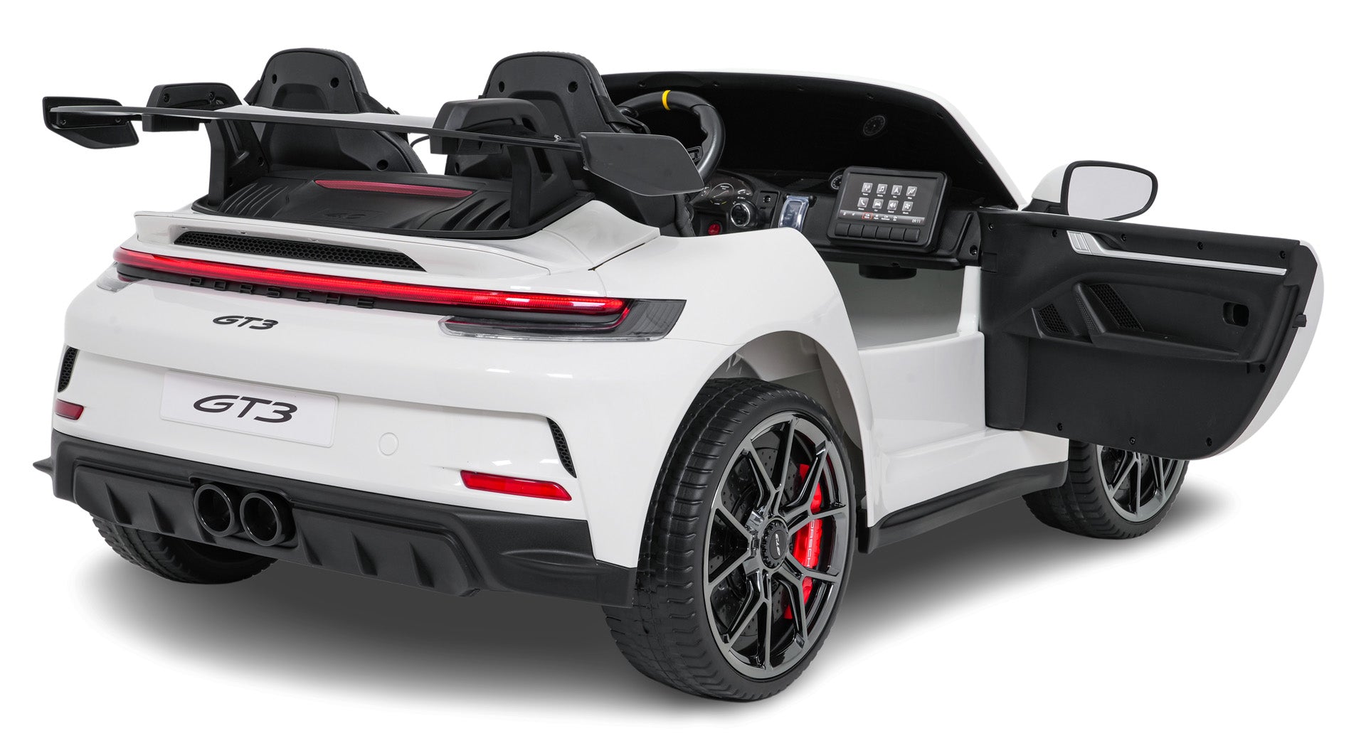 Licencirani auto na akumulator Porsche 911 GT3 4x4 STRONG - dvosjed - bijeli