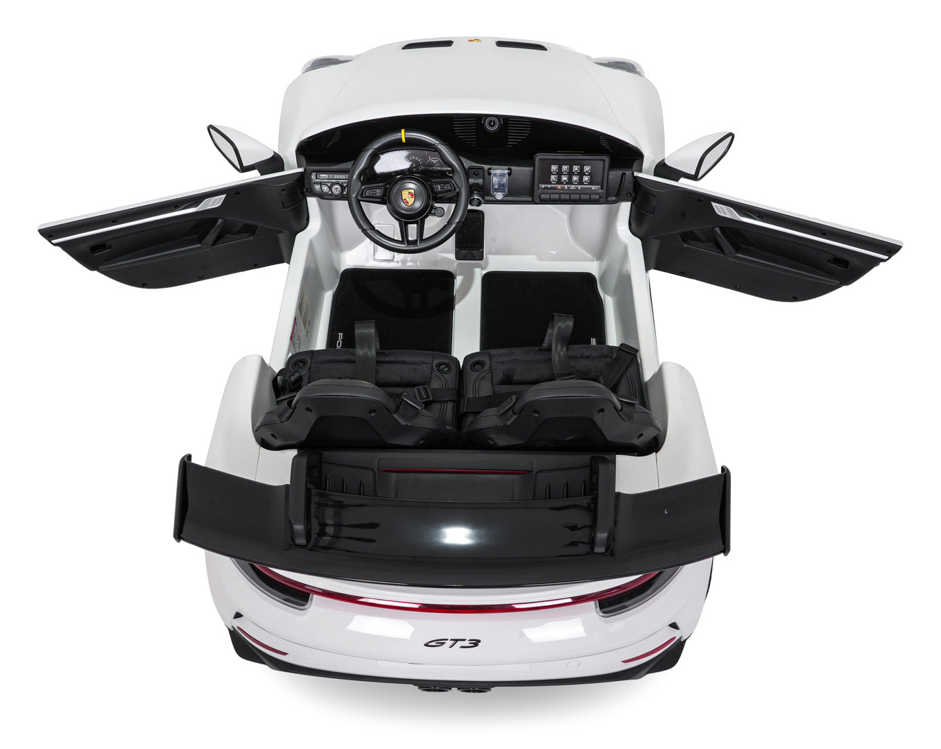Licencirani auto na akumulator Porsche 911 GT3 STRONG - dvosjed - bijeli