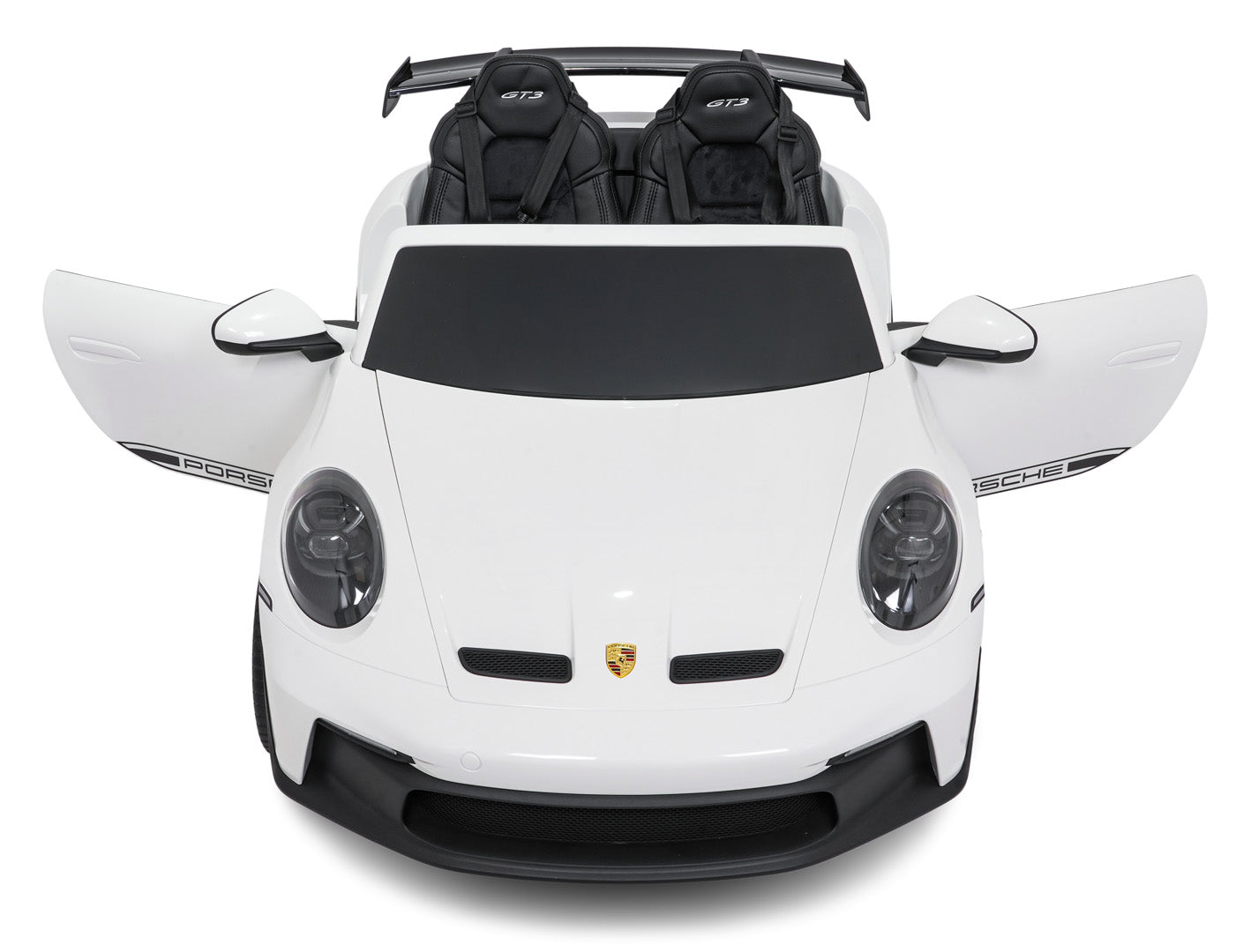 Licencirani auto na akumulator Porsche 911 GT3 STRONG MP4 - dvosjed - bijeli