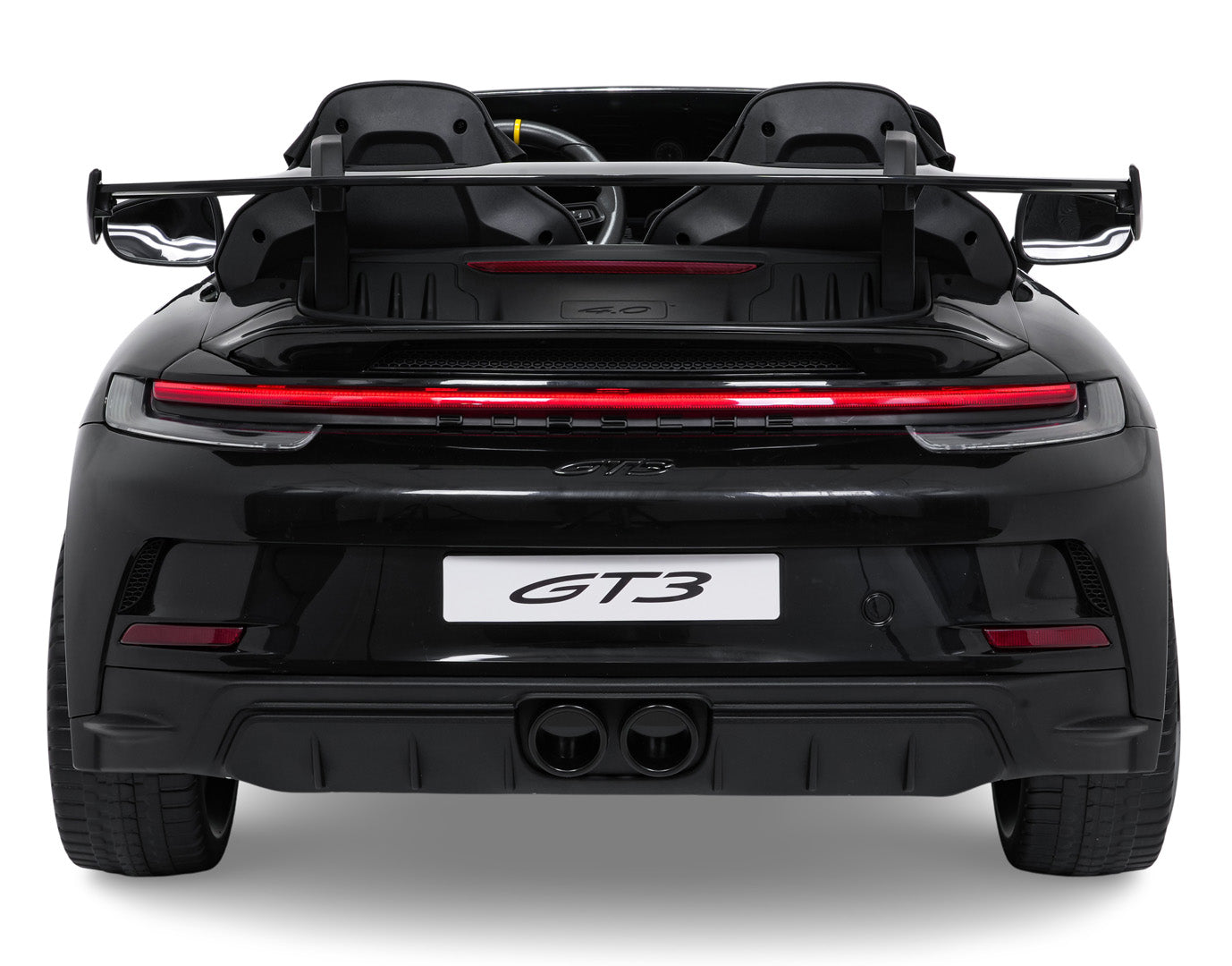 Licencirani auto na akumulator Porsche 911 GT3 4x4 STRONG MP4 - dvosjed - crni