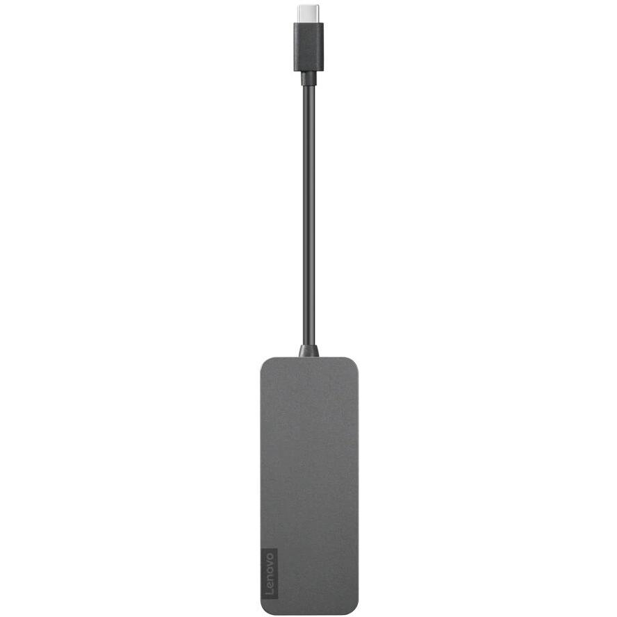 Lenovo 4X90X21427 priključna stanica i replikator porta za prijenosno računalo USB 3.2 Gen 2 (3.1 Gen 2) Type-C Sivo
