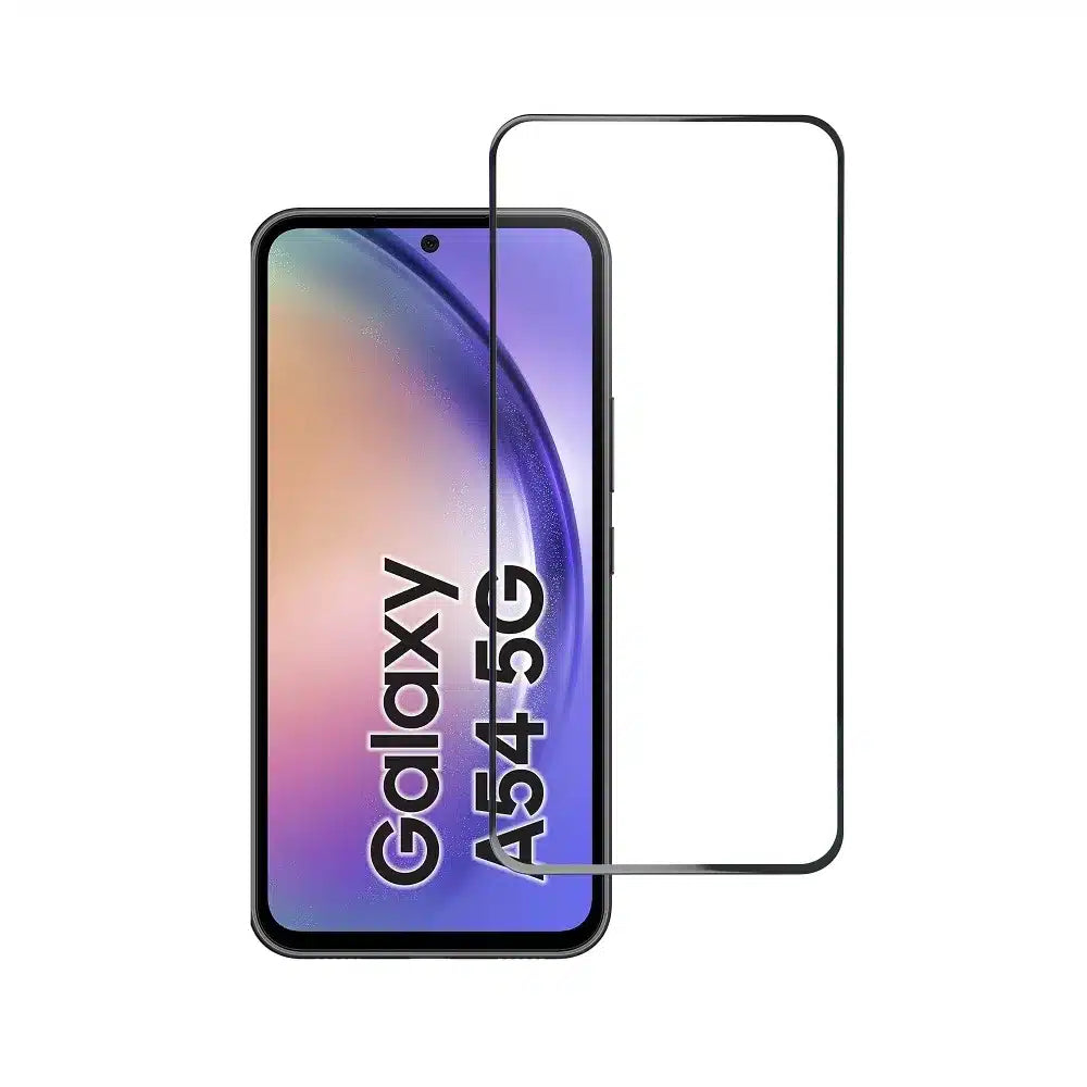 Blue Star 5D kaljeno staklo - za Samsung A54 5G (potpuno ljepilo/case friendly) - crno