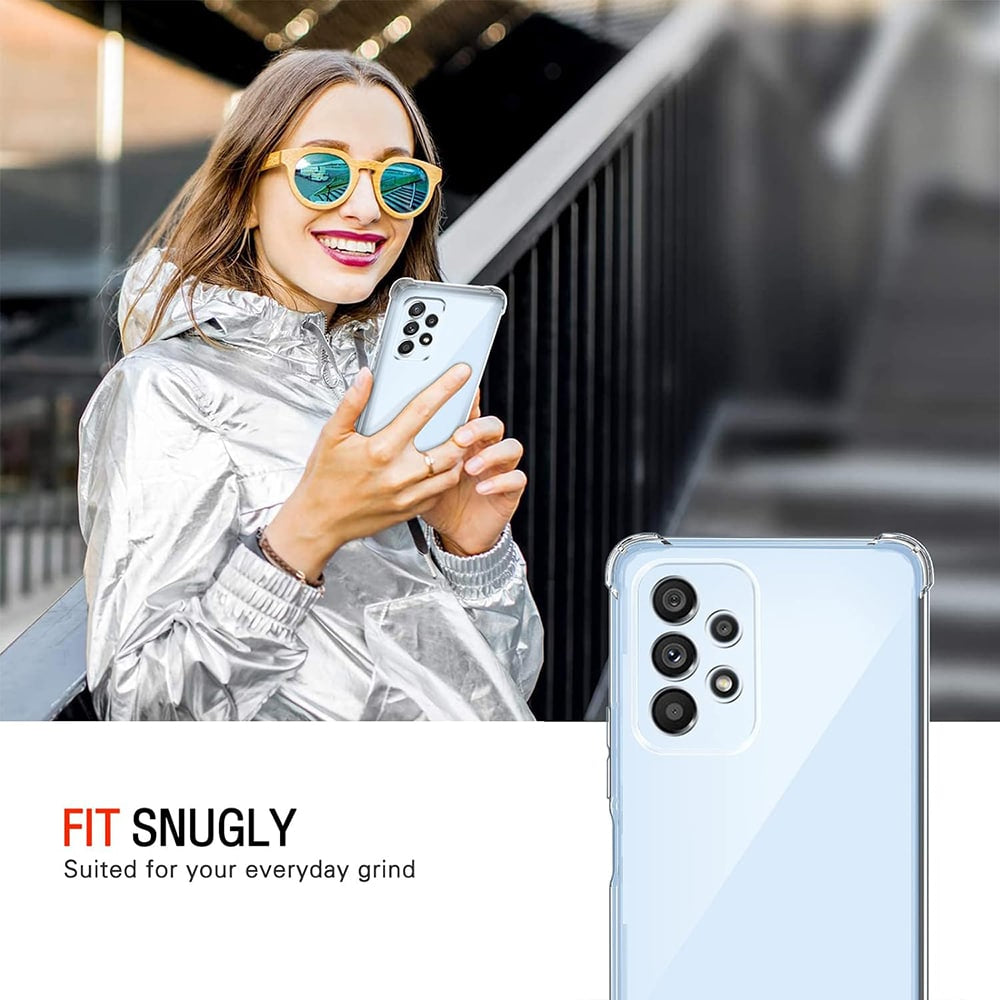 Techsuit Shockproof Clear Silicone průhledné nárazuvzdorné pouzdro pro Samsung Galaxy A53 5G