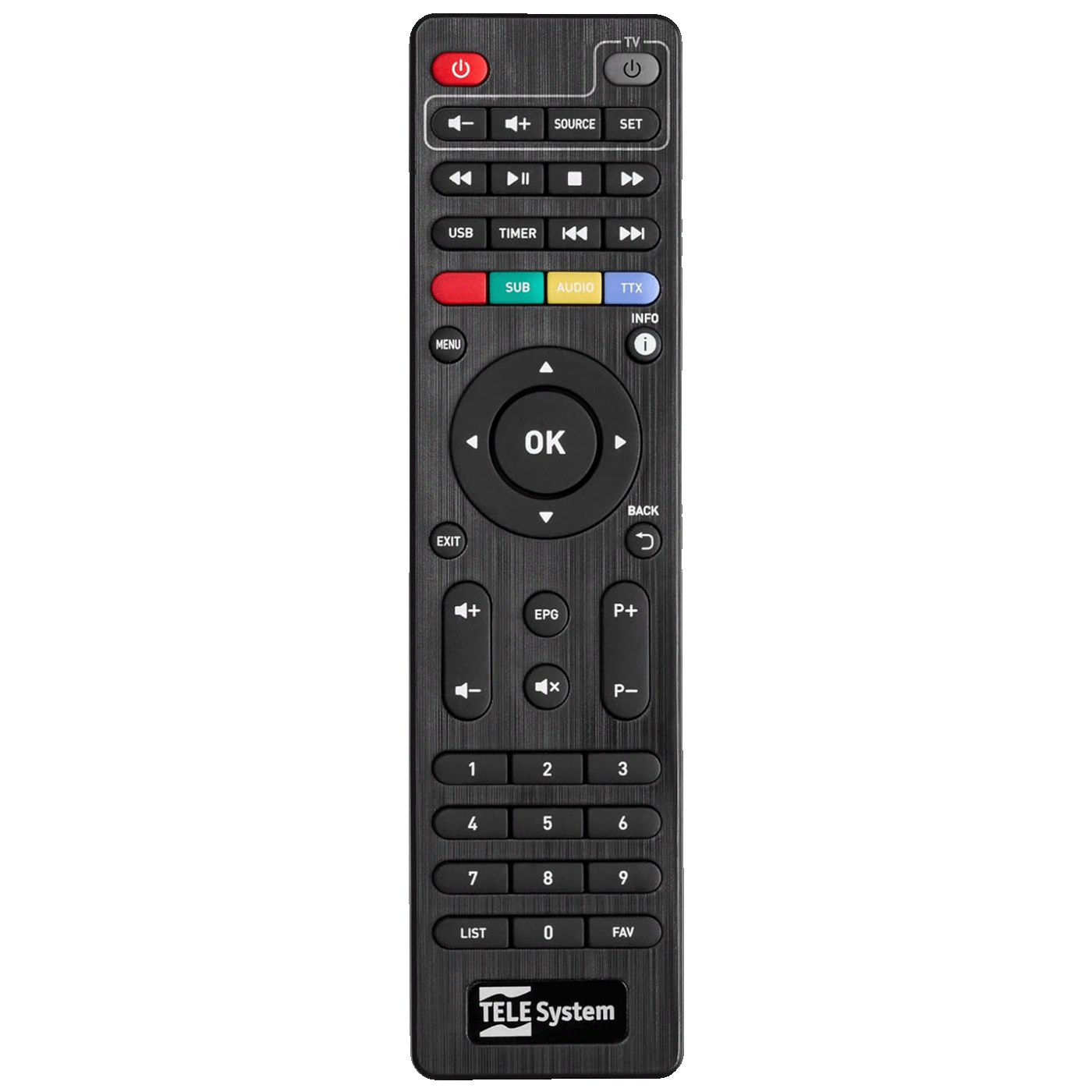 TELE System Prijemnik satelitski, DVB-S/S2 sa tivùsat smart karticom - TS9019 HD + Tivusat karte