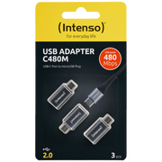 (Intenso) Adapter USB C na micro USB, 3 kom. pakiranje - C480M 3 pcs