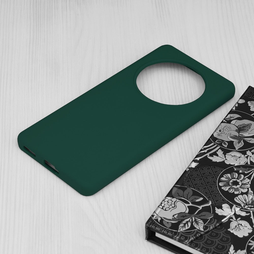 Techsuit Soft Edge silikonové pouzdro pro Honor Magic6 Lite - tmavě zelené