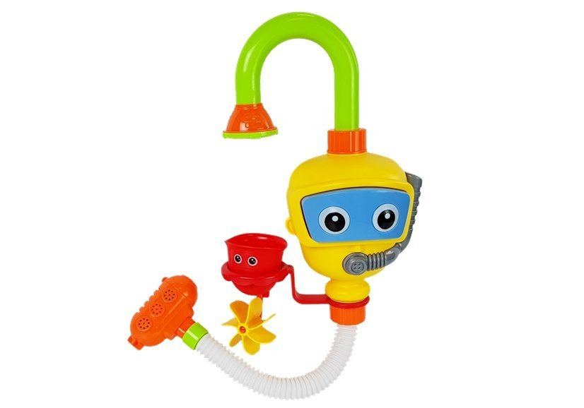 Igračka za kupanje Robot - žuto/zeleni