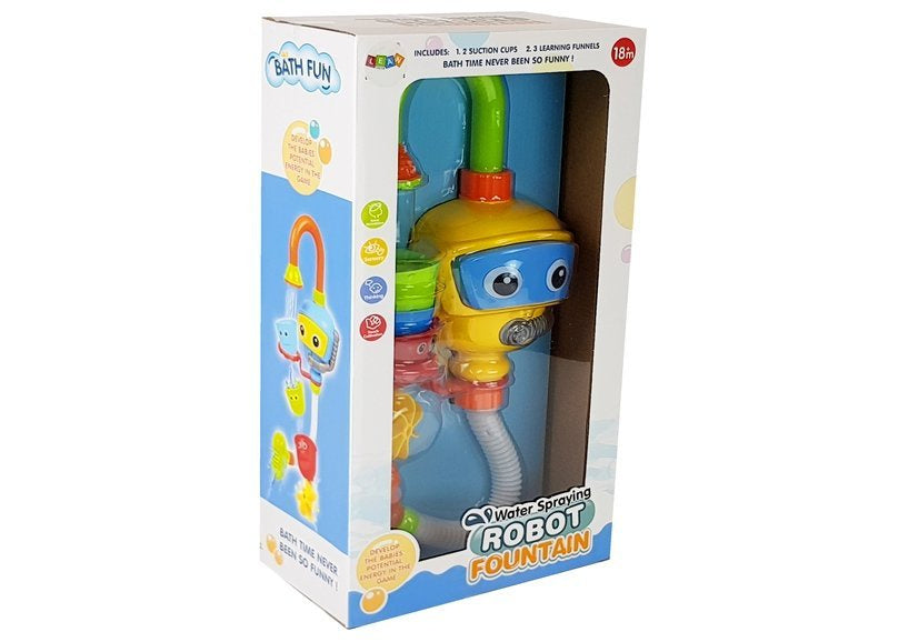 Igračka za kupanje Robot - žuto/zeleni