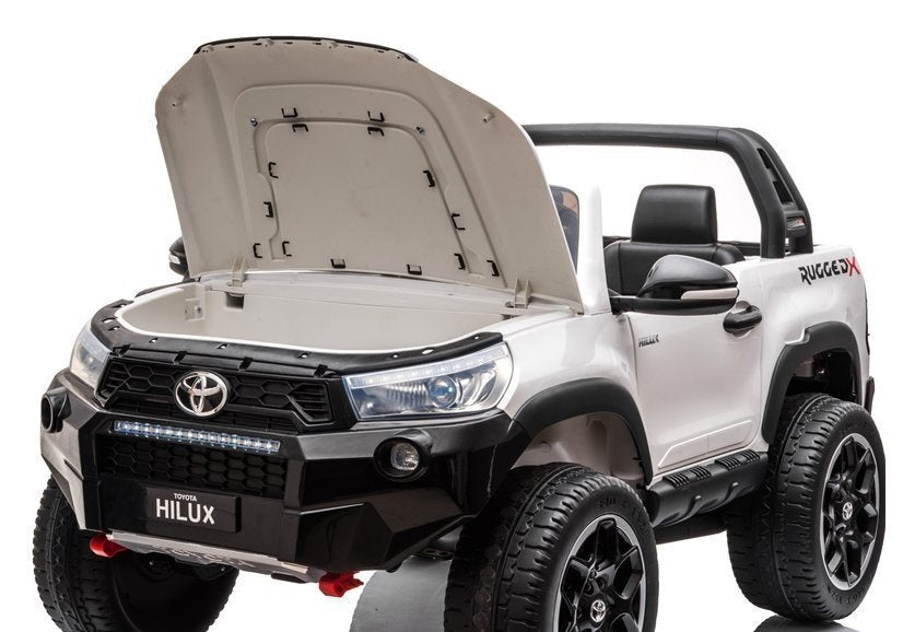 Licencirani auto na akumulator Toyota Hilux 4x4 - dvosjed - bijeli