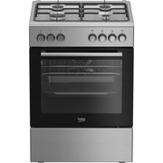 Beko FBE62130GXDN štednjak Samostojeći štednjak Električno Plin Crno