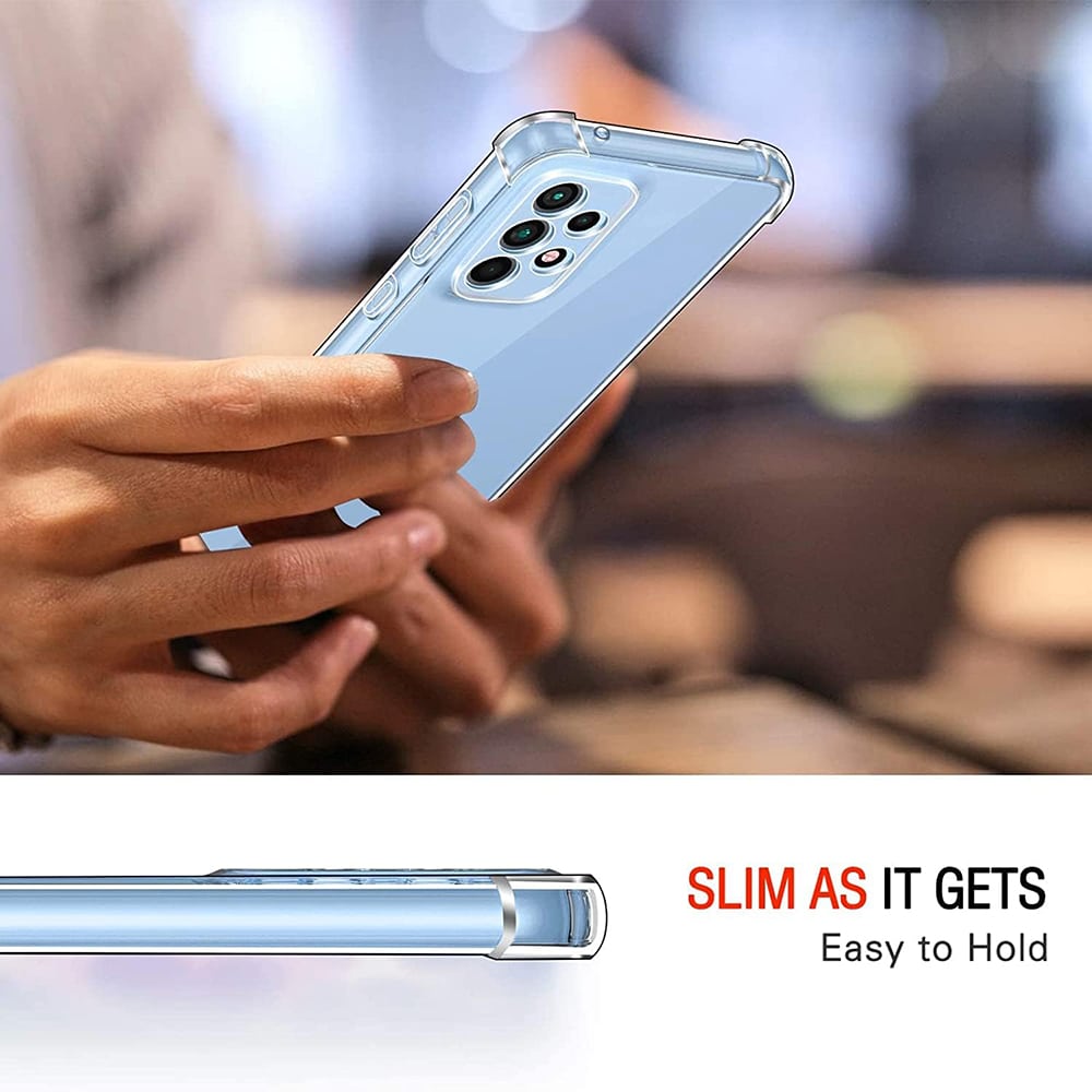 Techsuit Shockproof Clear Silicone průhledné silikonové pouzdro odolné proti nárazům pro Samsung Galaxy A33 5G