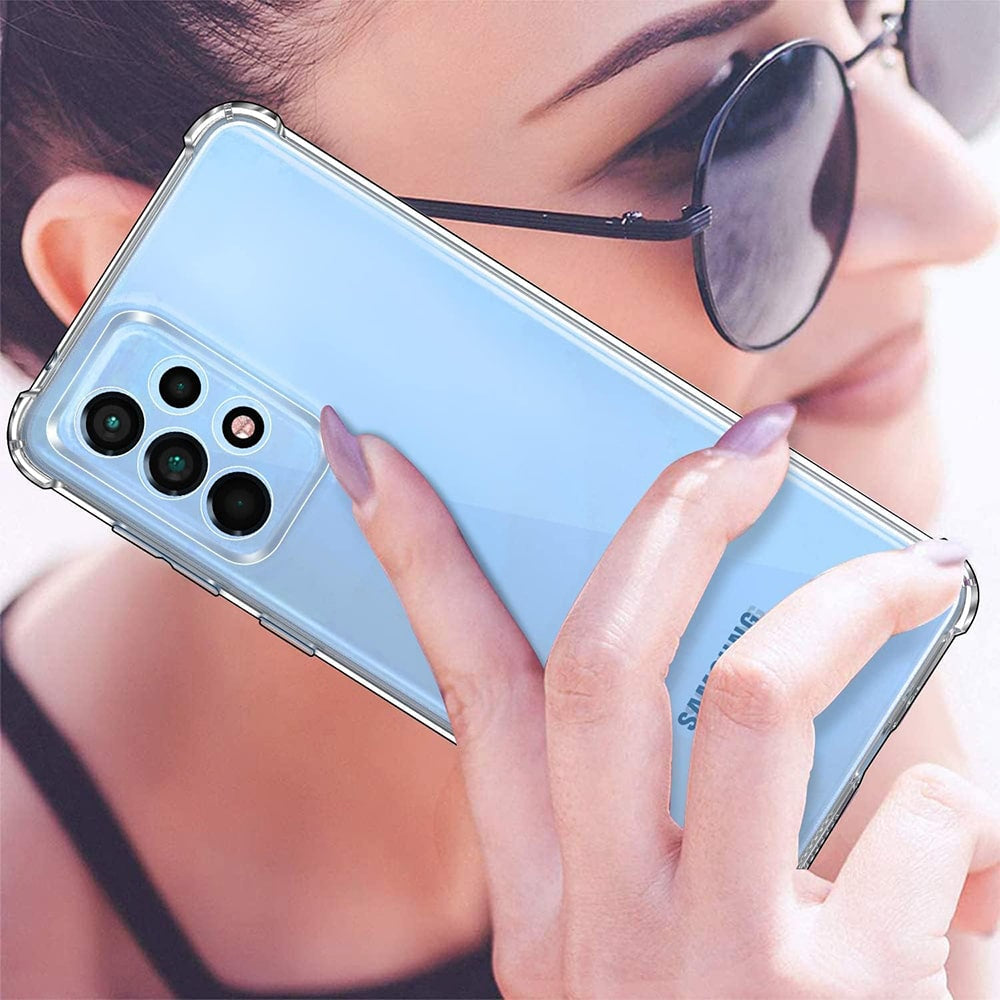 Techsuit Shockproof Clear Silicone průhledné silikonové pouzdro odolné proti nárazům pro Samsung Galaxy A33 5G