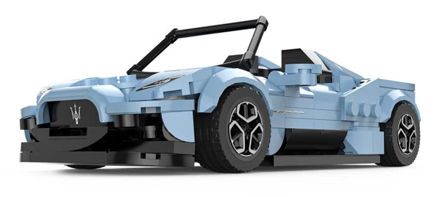 Licencirani auto na daljinsko upravljanje i sastavljanje 1:30 Maserati MC20 RASTAR - plavi