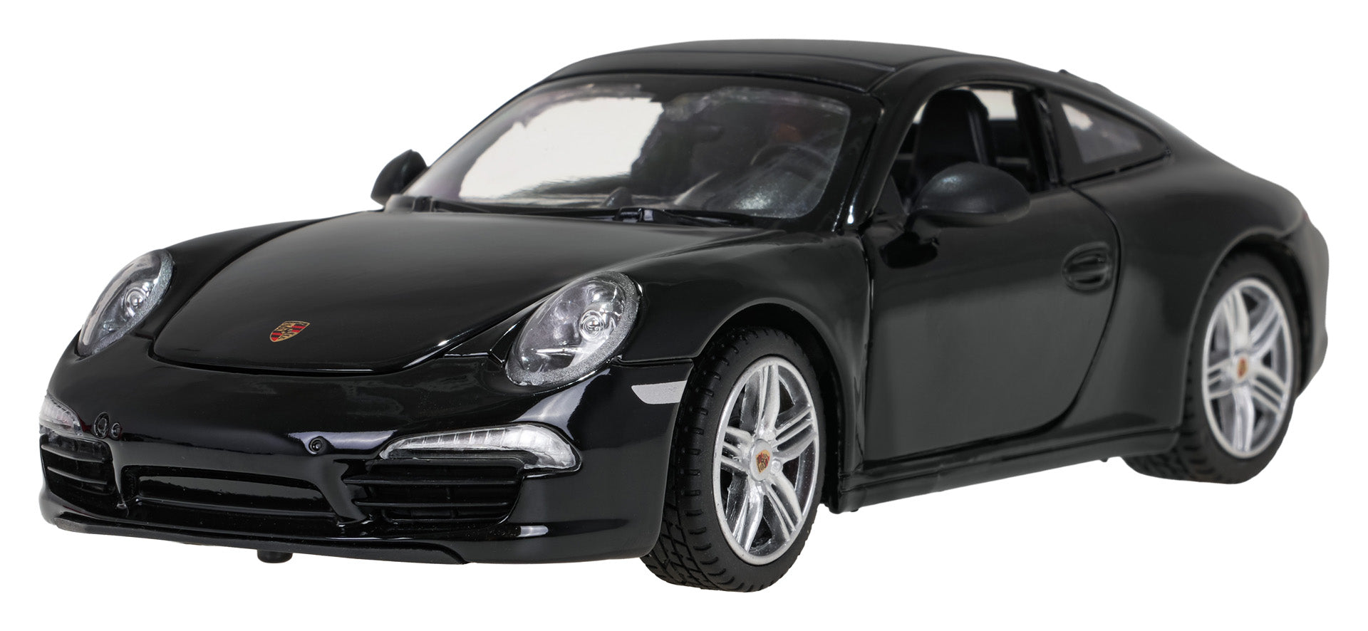 Licencirani metalni auto na daljinsko upravljanje 1:24 Porsche 911 RASTAR - crni
