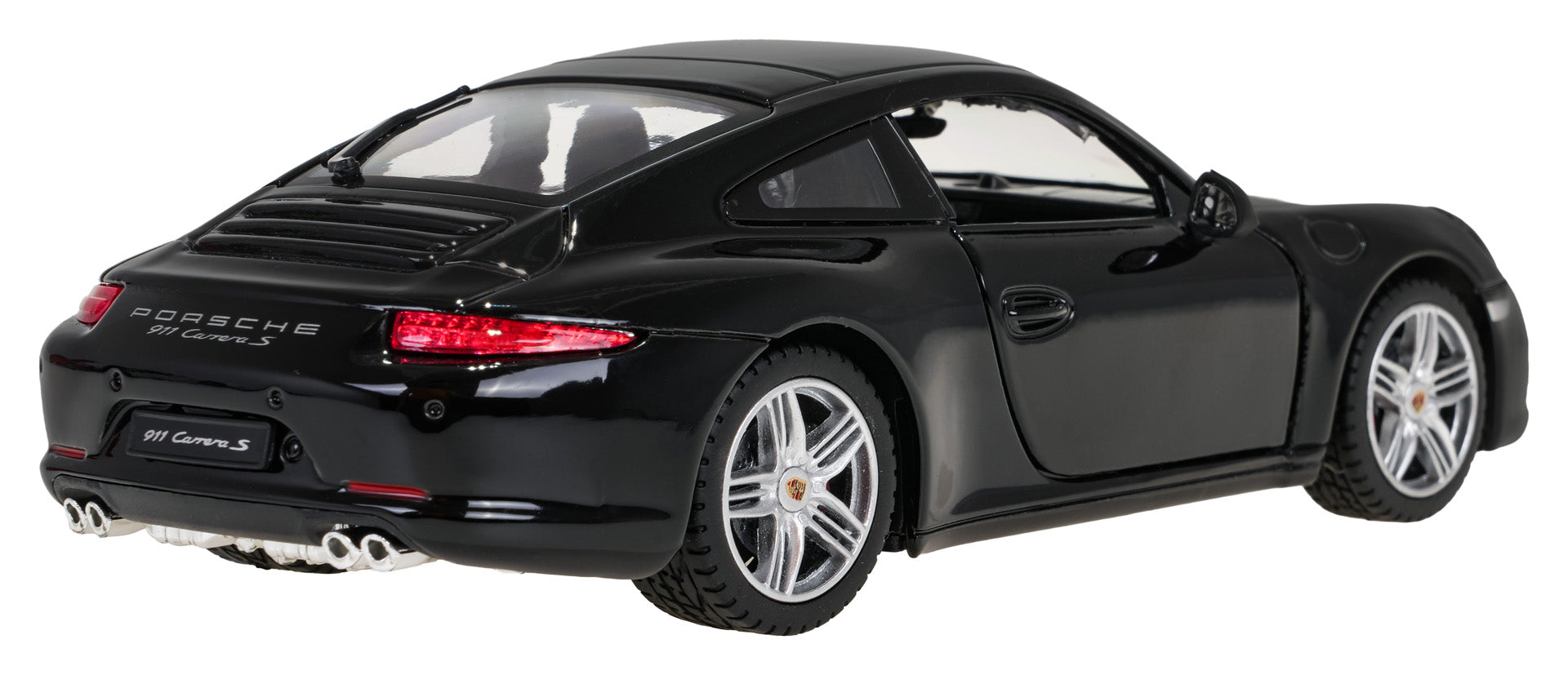 Licencirani metalni auto na daljinsko upravljanje 1:24 Porsche 911 RASTAR - crni