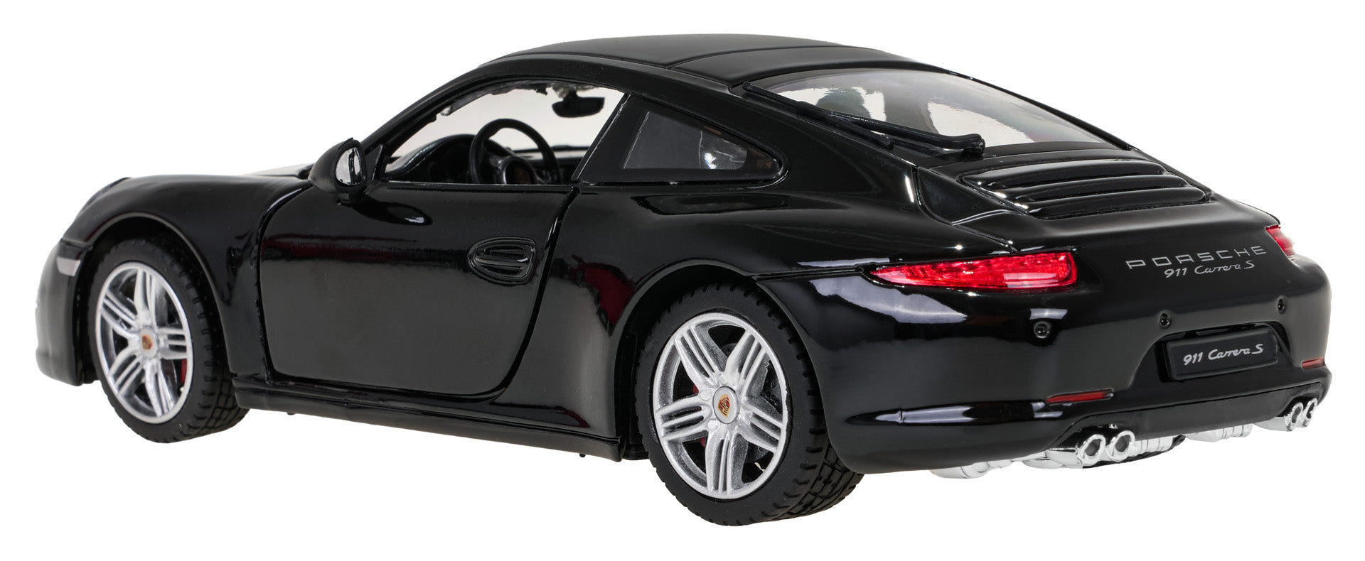 Licencirani metalni auto na daljinsko upravljanje 1:24 Porsche 911 RASTAR - crni