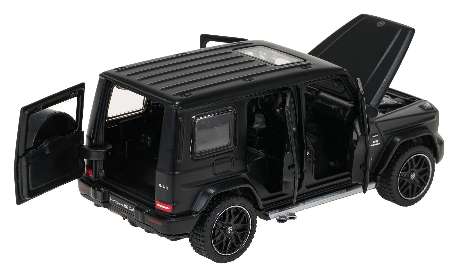 Licencirani metalni auto na daljinsko upravljanje 1:32 Mercedes AMG G63 RASTAR - crni