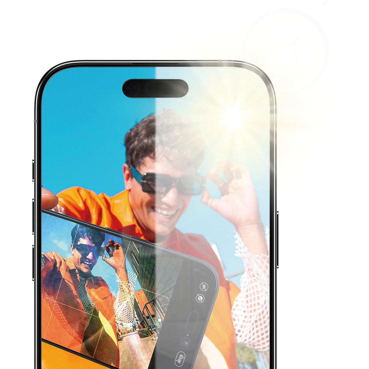 PanzerGlass ® Anti-Reflective Armor Screen Protector iPhone 17 Air w. EasyAligner Prozirna zaštita za zaslon Apple 1 kom