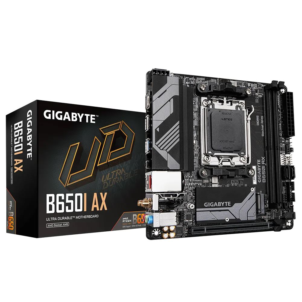 Gigabyte B650I AX matična ploča AMD B650 Utor AM5 Mini ITX
