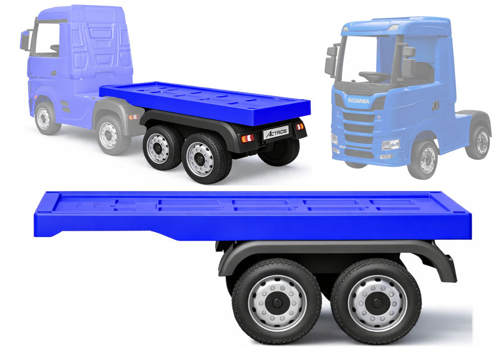 Prikolica za kamion Mercedes Actros HL358 - plava
