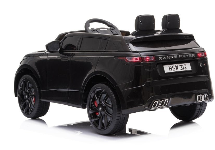 Licencirani auto na akumulator Range Rover - crni/lakirani