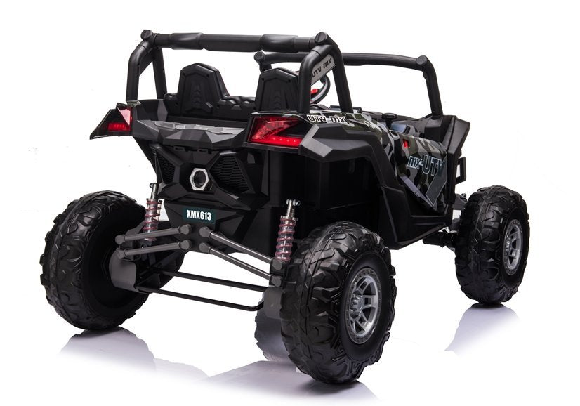 Buggy na akumulator UTV-MX613 Camo – 4×4 – dvosjed – crni/lakirani