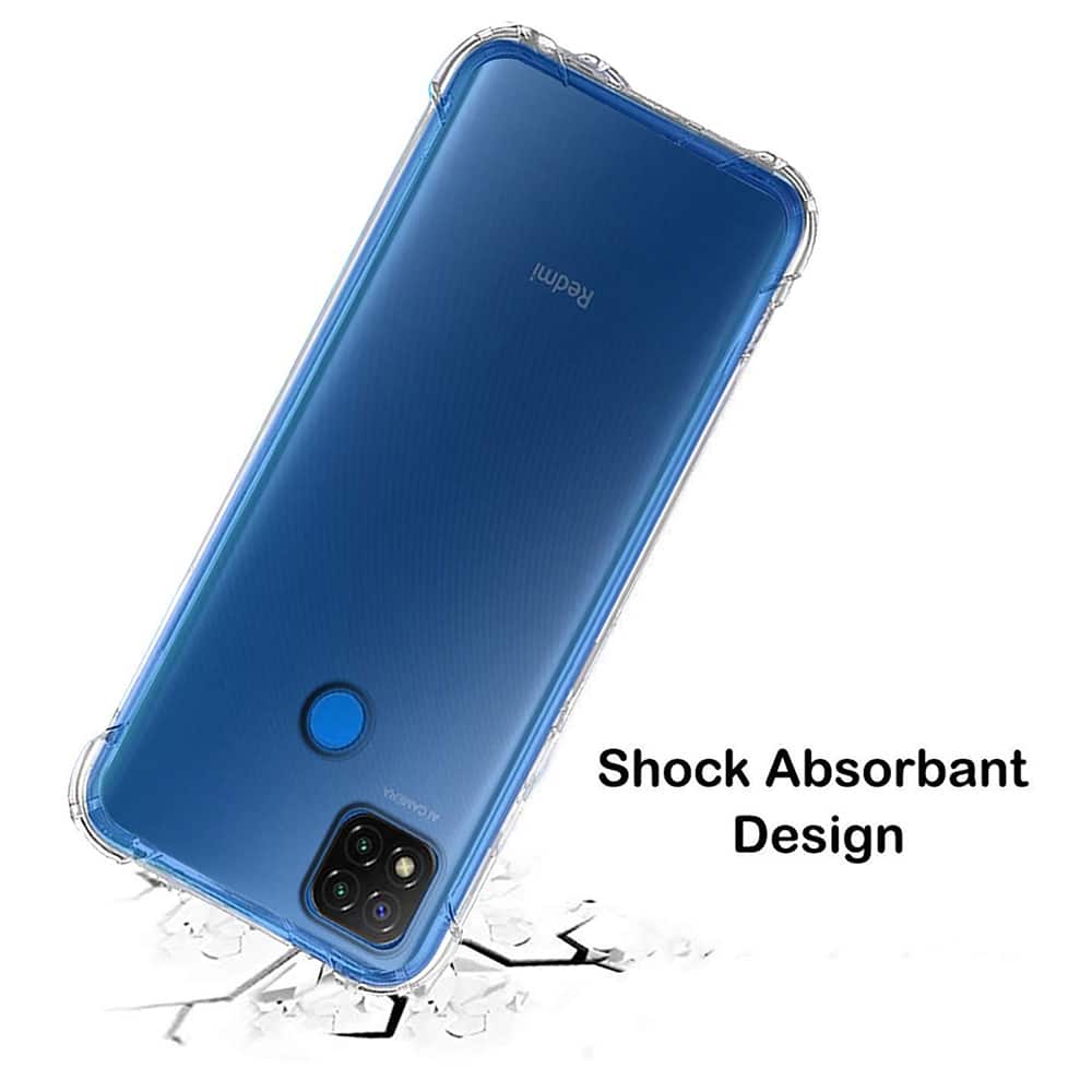 Techsuit Shockproof Clear Silicone prozirna maskica otporna na udarce za Xiaomi Redmi 9C / Redmi 9C NFC