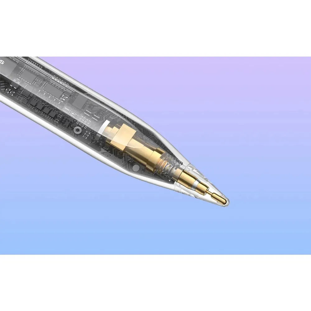 BASEUS kapacitní stylus Writing LED (aktivní/pasivní verze + kabel Type-C na Type-C) 130 mAh bílý