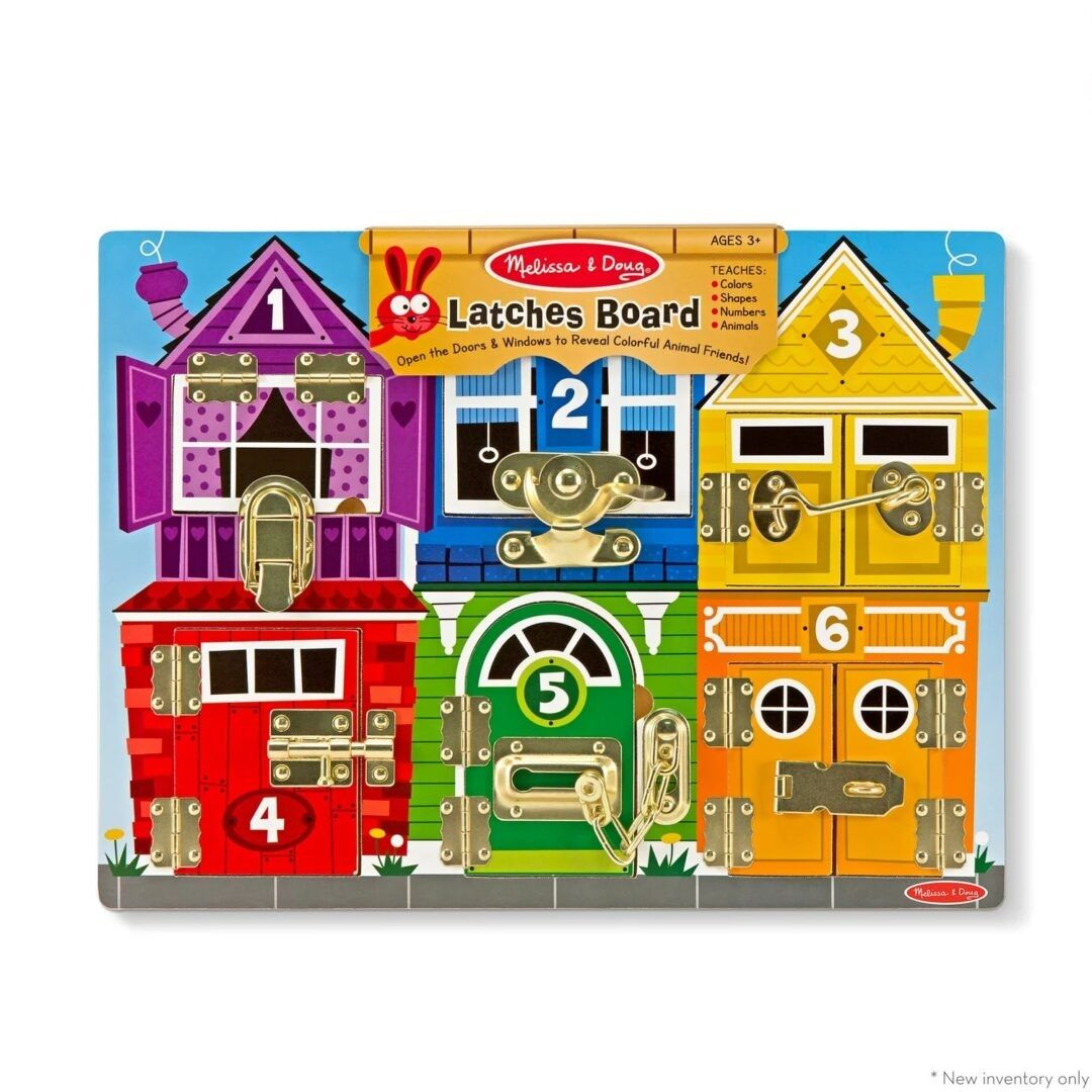 Melissa & Doug MDT MSK Latches Board Display GML