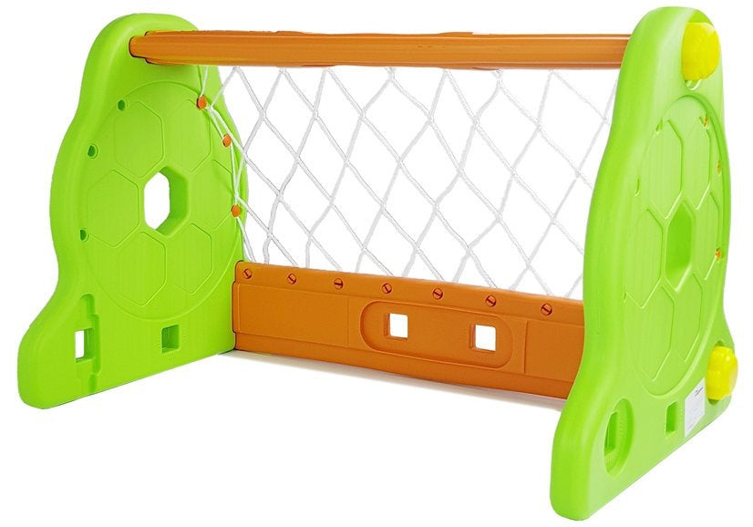 Nogometni gol 80x50 - zeleno narančasti