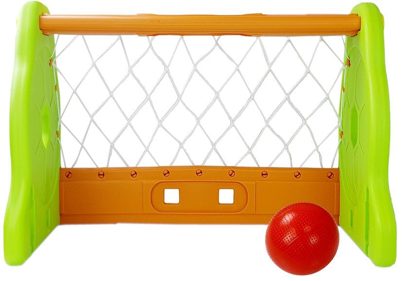 Nogometni gol 80x50 - zeleno narančasti