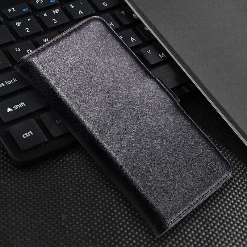 CRONG Premium Booklet kožené pouzdro na iPhone 11 Pro