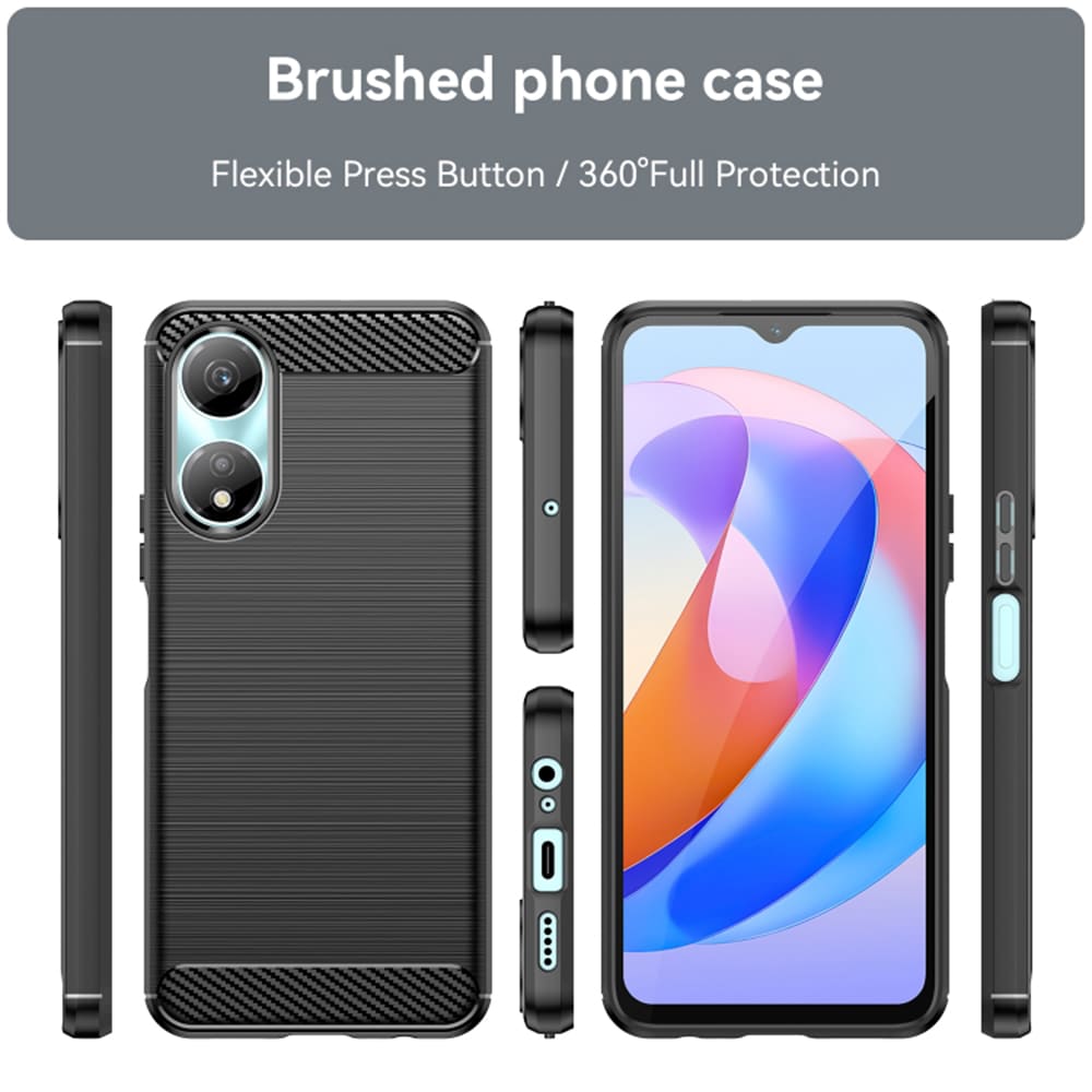 Techsuit Carbon Silicone kryt pro Honor X7b – černý