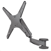 Manhattan 461641 nosač i stalak za monitore 152,4 cm (60") Crno Zid