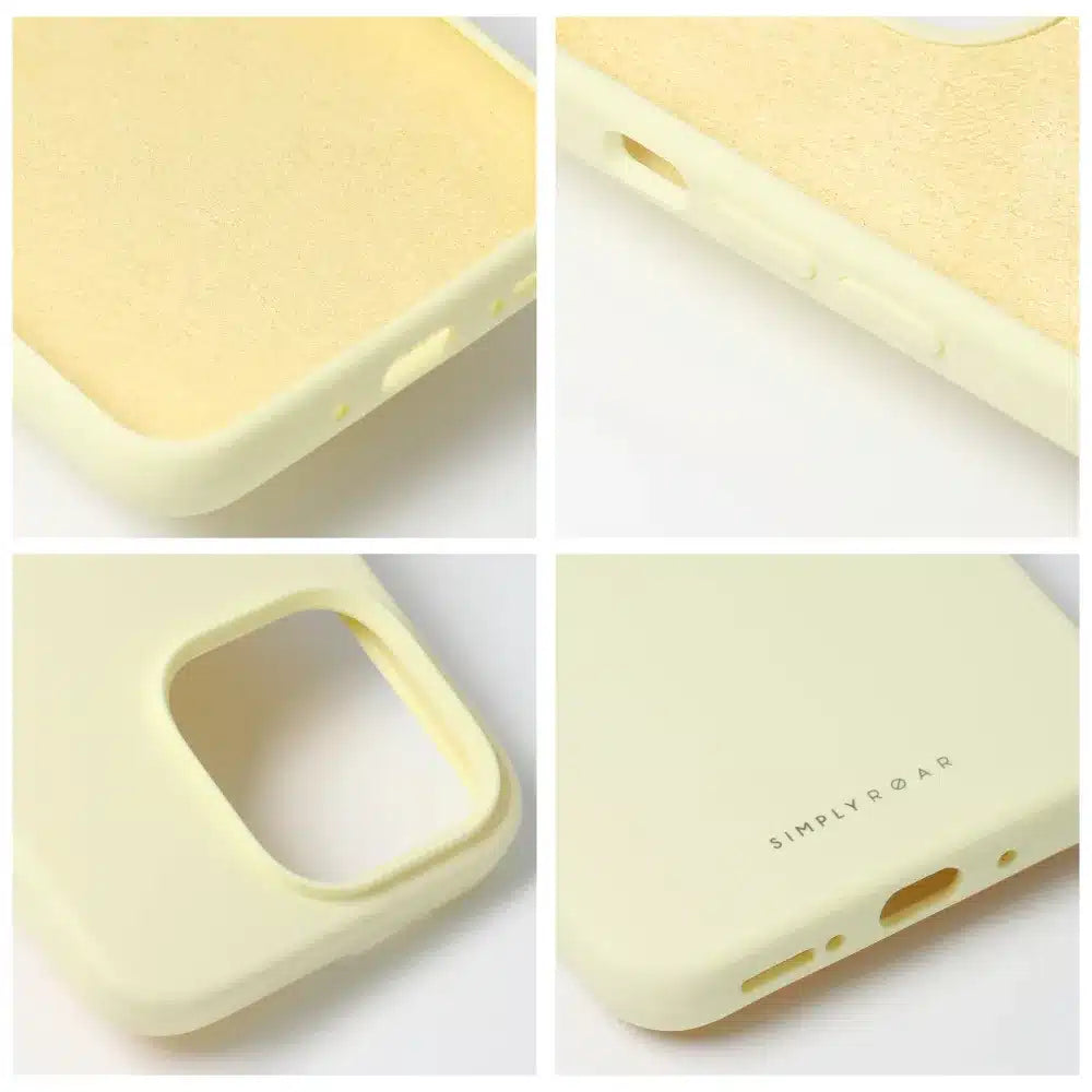 Maska Roar Cloud-Skin pro iPhone 14 Pro, světle žlutá