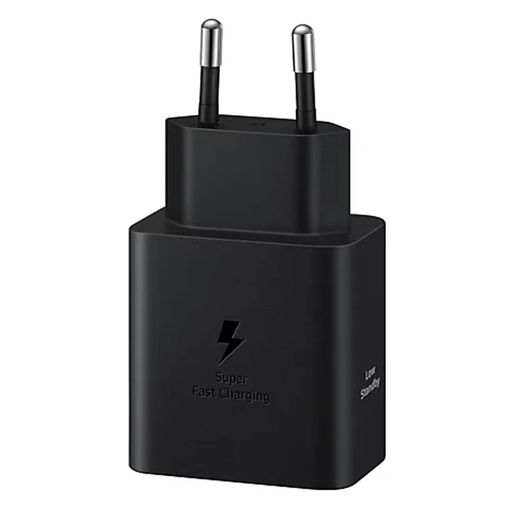 SAMSUNG originální nástěnná nabíječka Type-C + kabel Type-C na Type-C PD 3A 45W EP-T4511XBEGEU černá