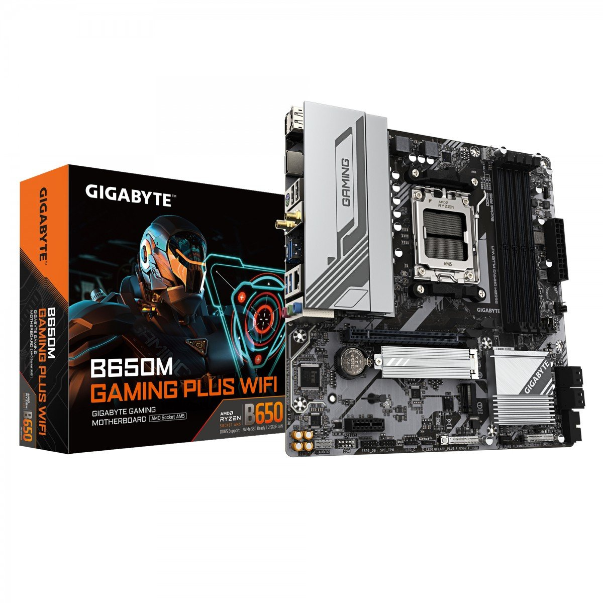 GIGABYTE B650M GAMING PLUS WIFI AMD B650 Utor AM5 Mikro ATX