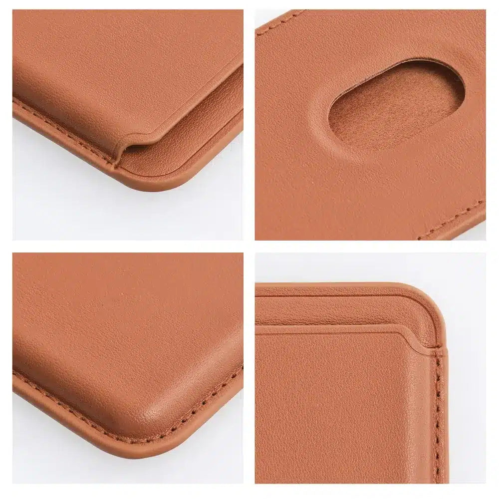 Kožni Mag Wallet smeđi magnetski novčanik