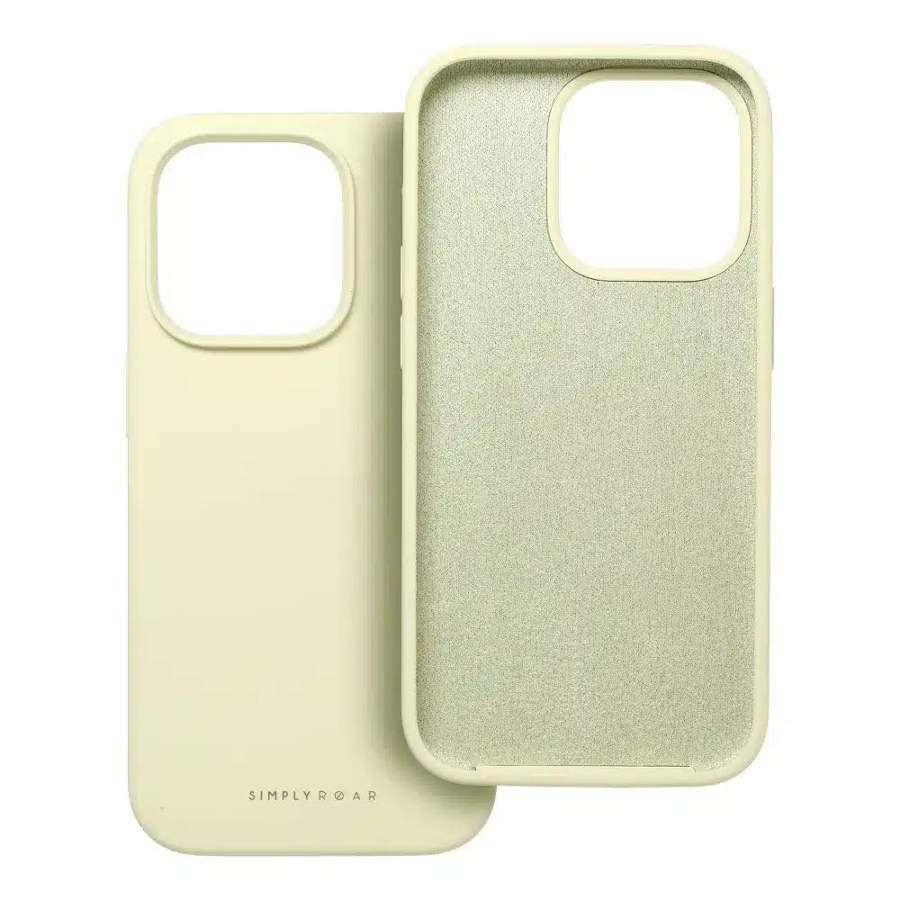 Maska Roar Cloud-Skin pro iPhone 14 Pro, světle žlutá