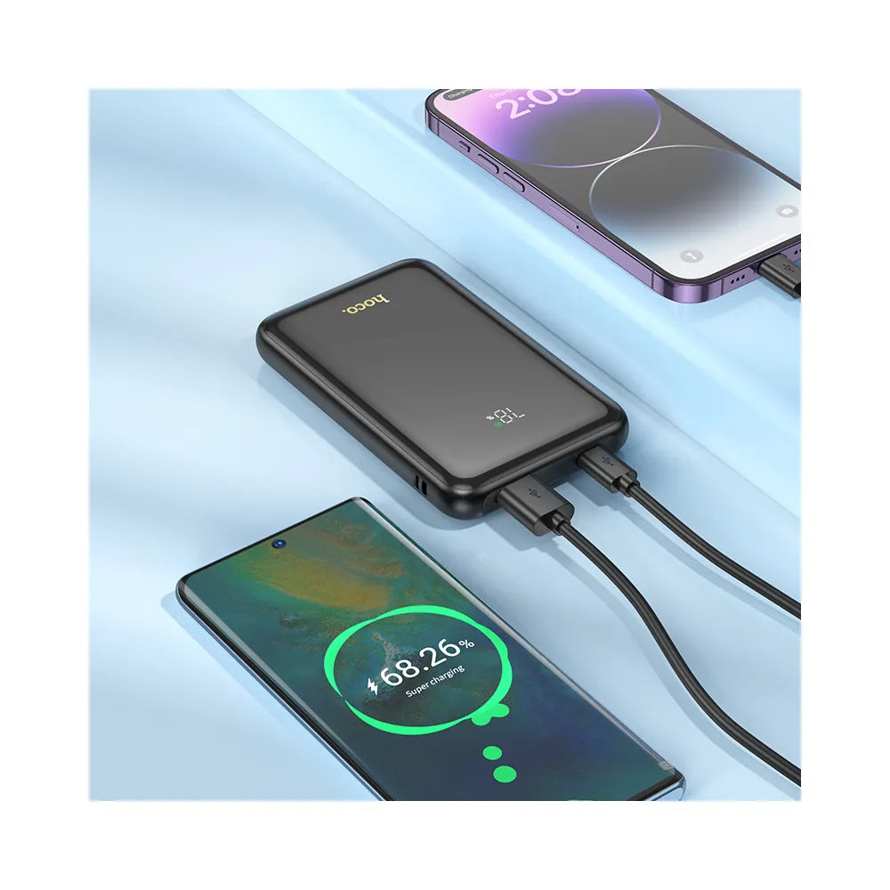 Powerbanka HOCO 10 000 mAh PD QC3.0 3A 22,5W Q21 černá