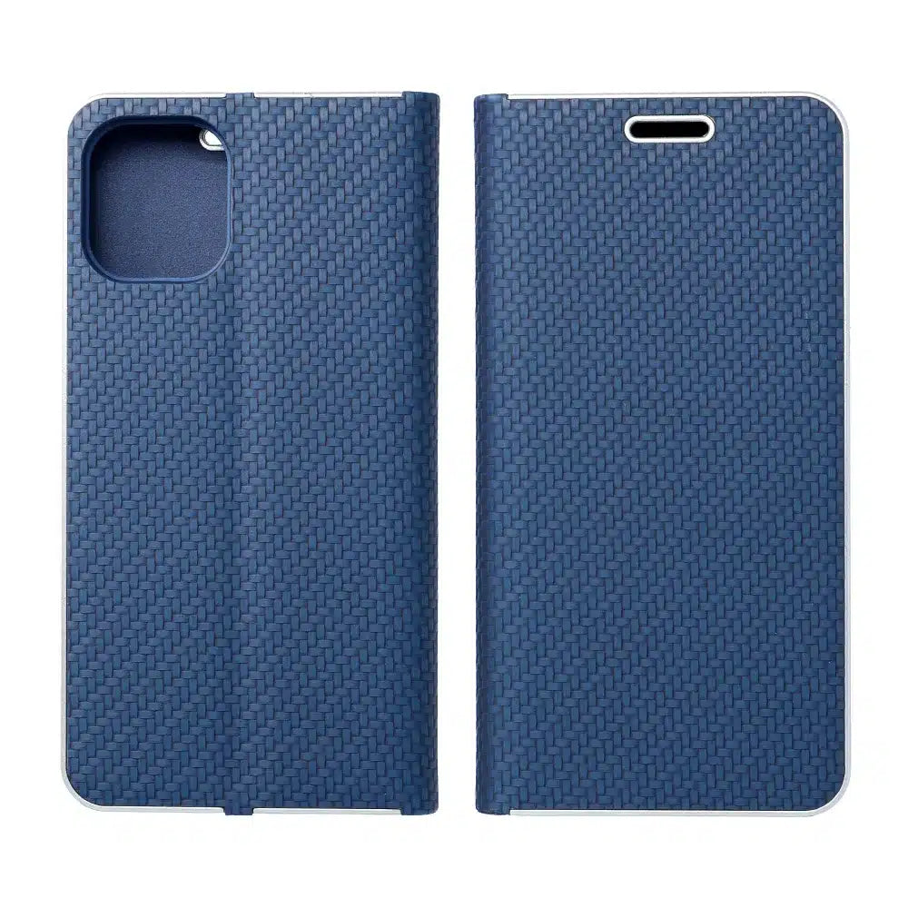 LUNA Book Carbon flipové pouzdro pro SAMSUNG GALAXY A14 4G modré