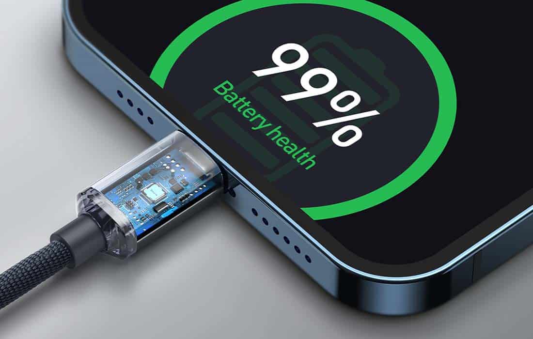 Baseus Crystal kabel USB-C na Lightning 20W PD 120 cm (černý)