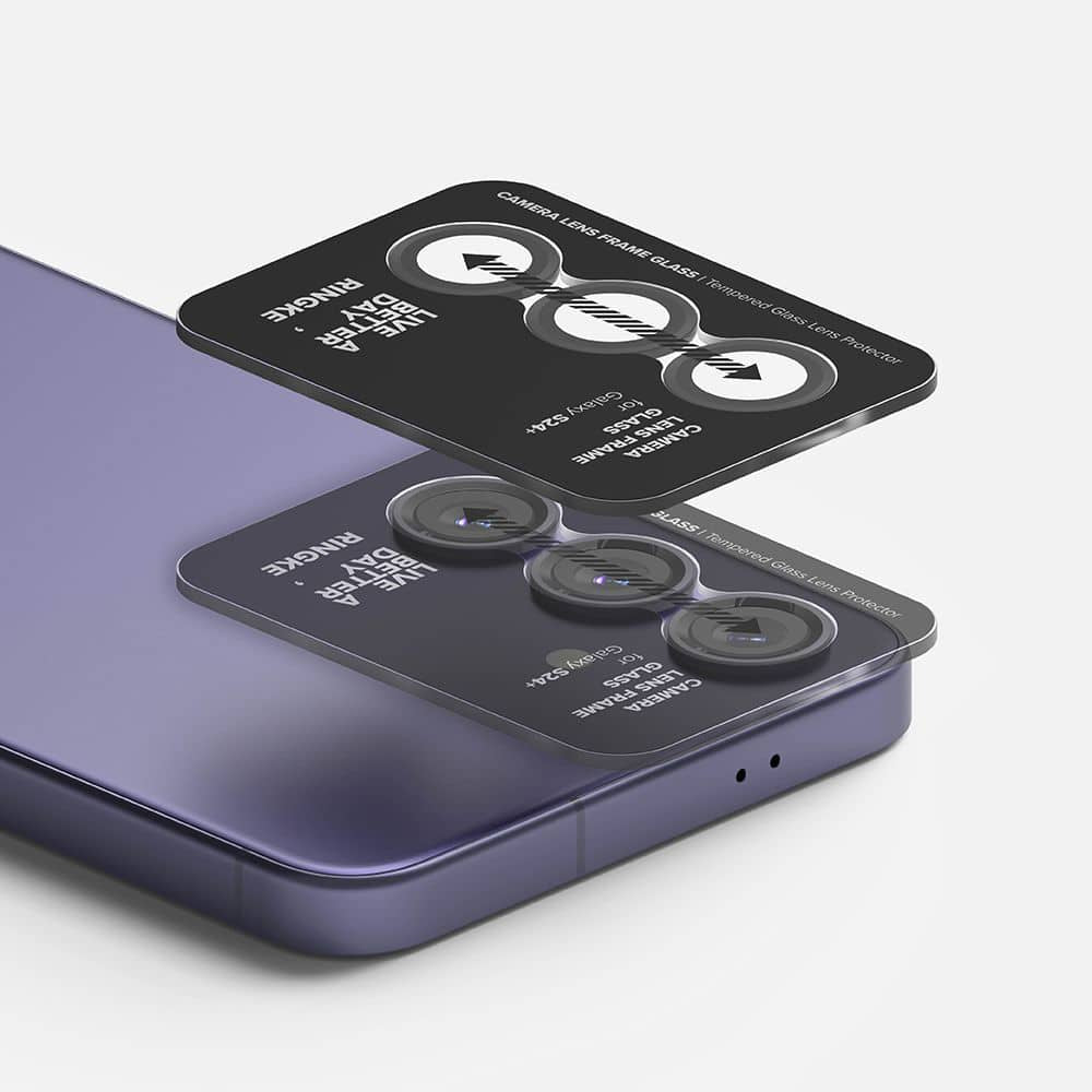 Ringke – Ochrana objektivu fotoaparátu – Samsung Galaxy S24 Plus – černá