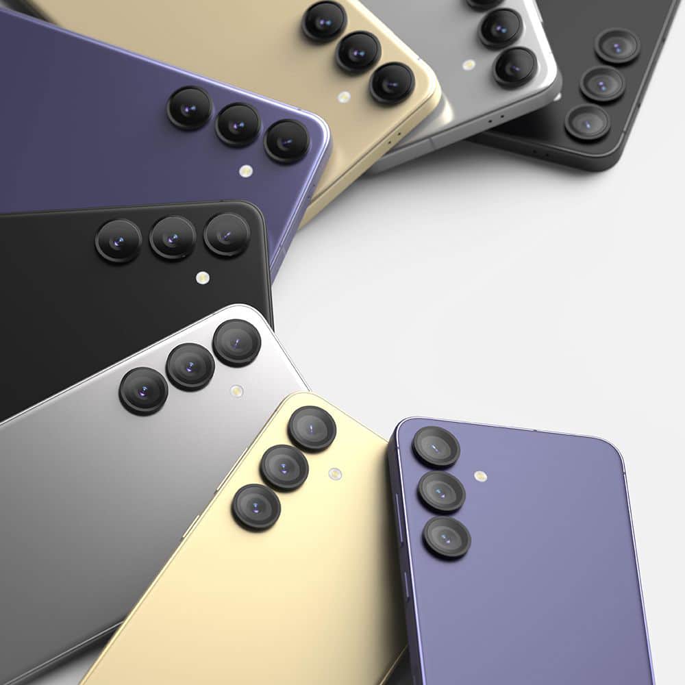 Ringke – Ochranné sklo pro objektiv fotoaparátu – Samsung Galaxy S24 – černé