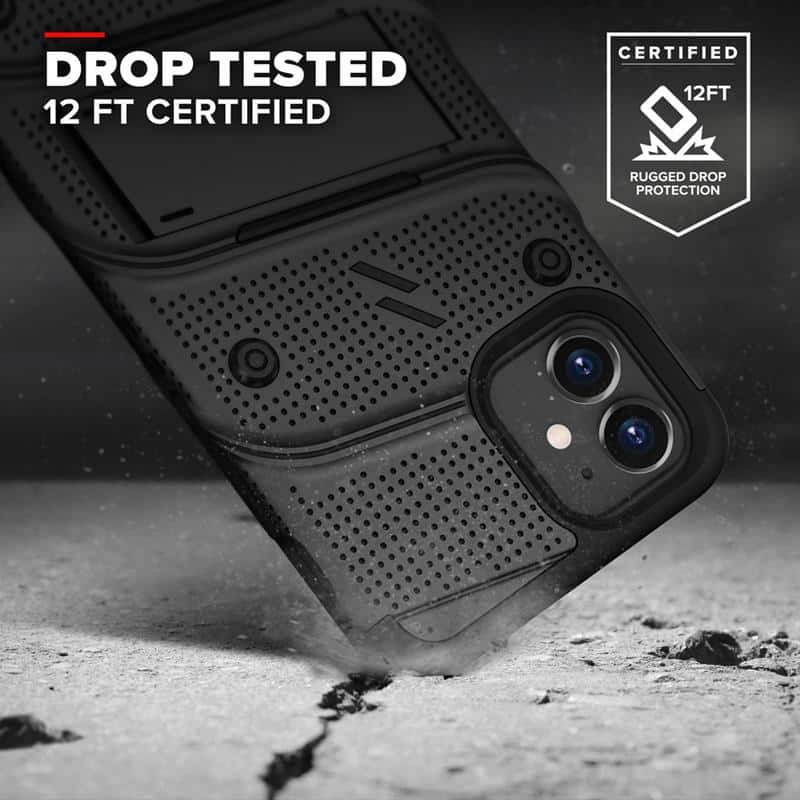 ZIZO Bolt ochranný kryt Military Grade s ochranným sklem pro iPhone 12 mini