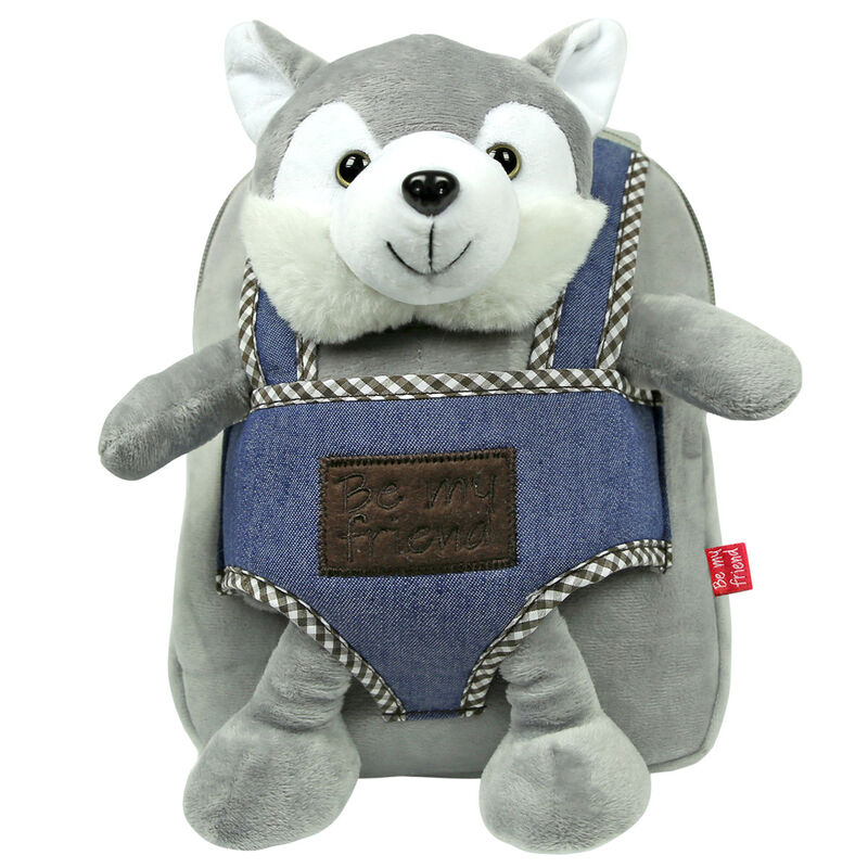 Husky Harry ruksak s plišanom igračkom 27cm