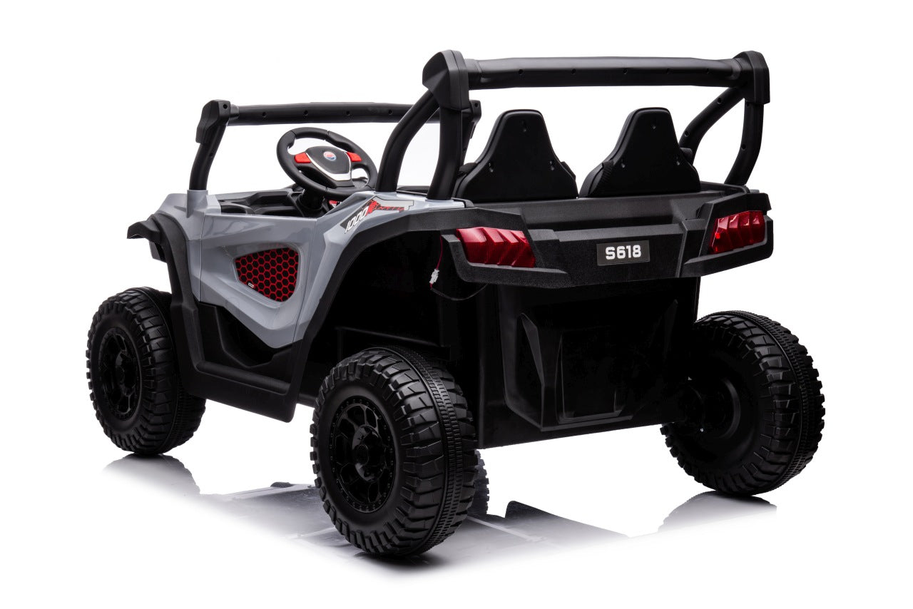 Buggy na akumulator Gravity 4x4 - dvosjed - sivi